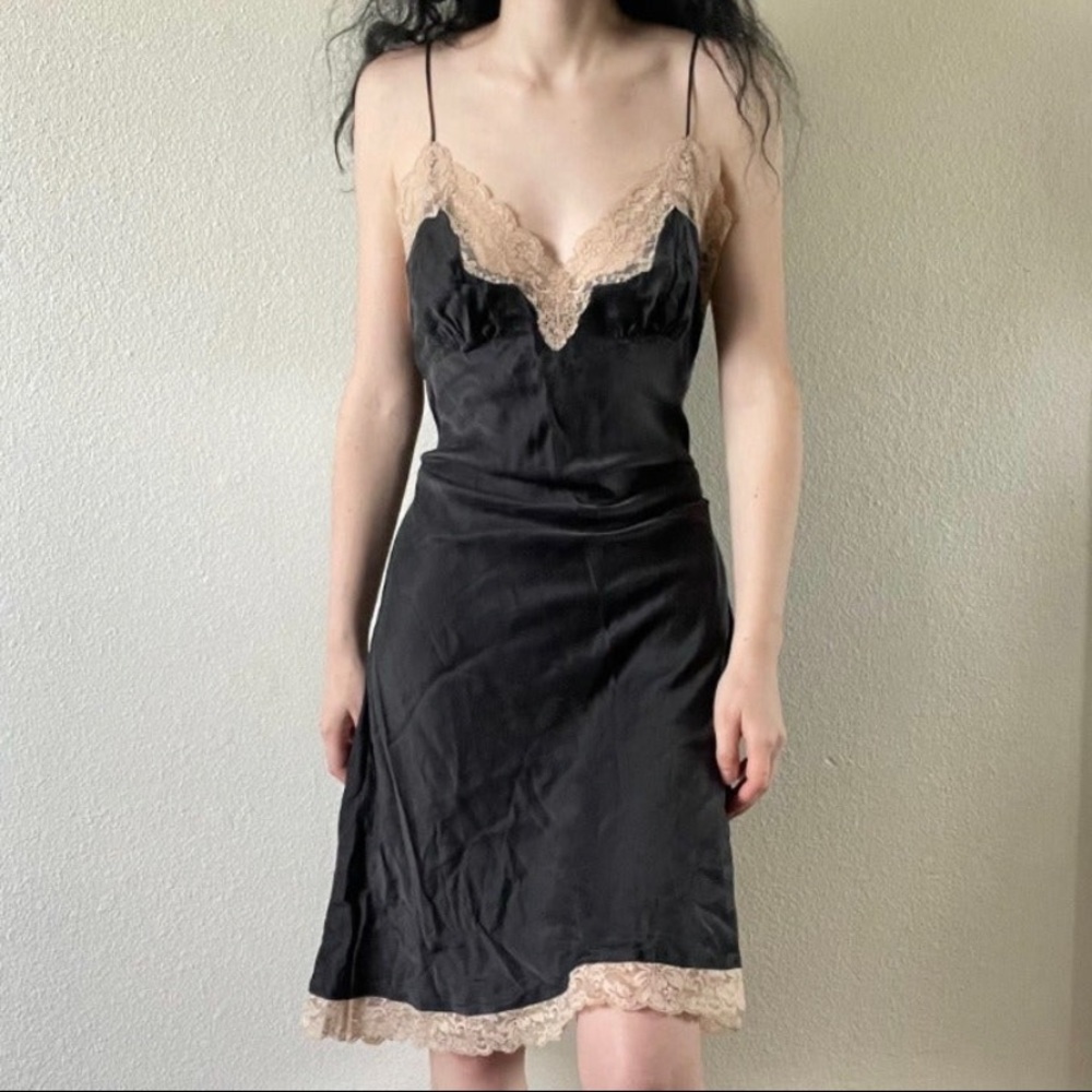 Victoria's Secret Vintage Silk Midi Slip Dress Medium